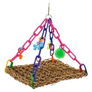 Super Bird Creations Mini Flying Trapeze Toy for African Grey Parrots